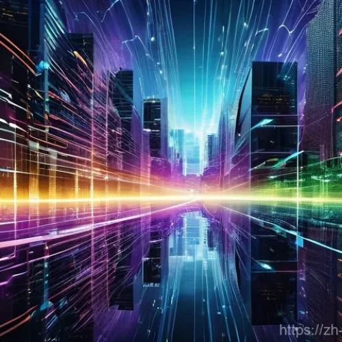 사이버보안 전문가들이 자주 사용하는 용어 정리 - **DDoS Attack: Digital Overload**
    A dynamic, high-energy illustration of a modern digital citysc...