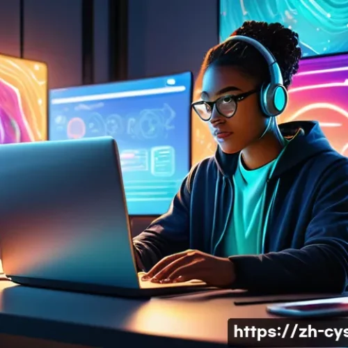 초보자를 위한 사이버보안 공부 로드맵 - **Prompt for Secure Digital Life:**
    "A vibrant digital art illustration showcasing a young adult...